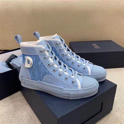 light blue dior sneakers|dark blue dior sneakers.